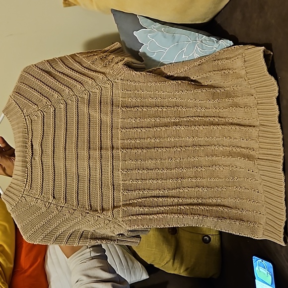 Beyond Definition 1x short sleeve Brown sweater - Picture 3 of 3